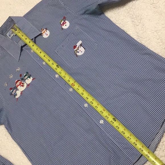 BLUE CK CHRISTMAS BUTTON DOWN M/LG - Picture 9 of 11
